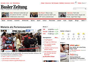 《巴塞尔报》 官方网址 瑞士新闻网站大全