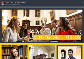牛津大学王后学院 官方网址 英国教育网站大全