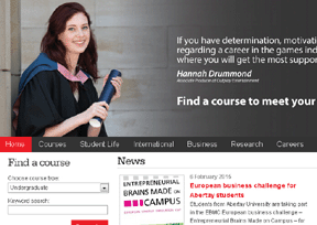 阿伯泰邓迪大学 官方网址 英国教育网站大全