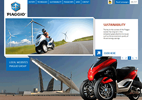 比亚乔摩托车（Piaggio） 官方网址 意大利汽车网站大全
