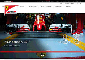 法拉利车队 官方网址 意大利体育网站大全