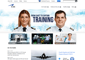 CAE公司 官方网址 加拿大商业网站大全