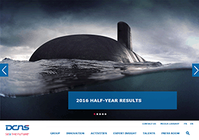 法国DCNS集团 官方网址 法国军事网站大全