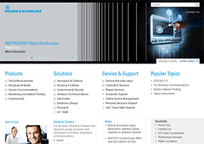 罗德与施瓦茨 官方网址 德国商业网站大全