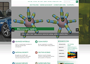 美国橡树岭国家实验室 官方网址 美国科学网站大全