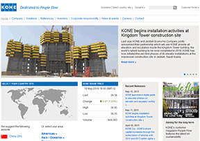 通力电梯公司 官方网址 芬兰商业网站大全
