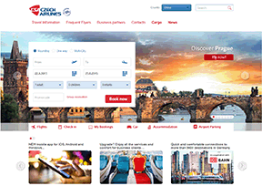 捷克航空公司 官方网址 捷克交通网站大全