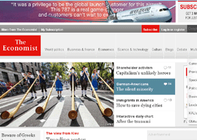 英国经济学家杂志 官方网址 英国新闻网站大全