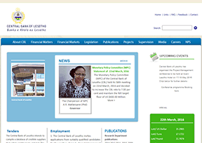 莱索托中央银行 官方网址 莱索托银行网站大全