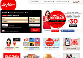 亚洲航空公司_AirAsia 官方网址 马来西亚交通网站大全