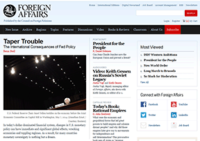 《外交》 官方网址 美国杂志网站大全