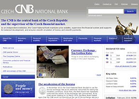 捷克国家银行 官方网址 捷克银行网站大全