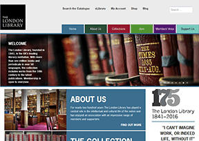 伦敦图书馆 官方网址 英国文化网站大全