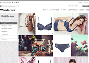 Wonderbra 官方网址 美国购物网站大全