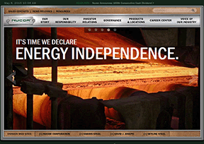 纽柯钢铁公司 官方网址 美国商业网站大全