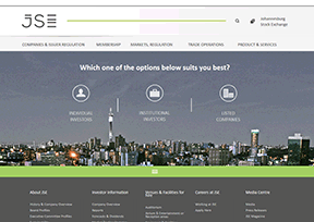 约翰内斯堡证券交易所 官方网址 南非商业网站大全