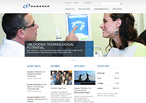 丹纳赫集团 官方网址 美国商业网站大全