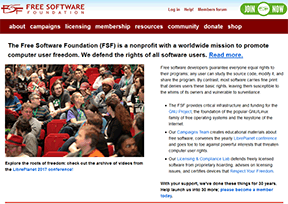 自由软件基金会 官方网址 美国组织网站大全