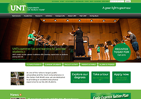 北德克萨斯大学 官方网址 美国教育网站大全