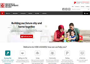 新加坡建屋发展局 官方网址 新加坡政府网站大全