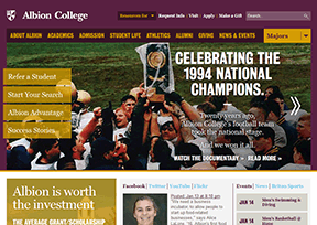 阿尔比恩学院 官方网址 美国教育网站大全