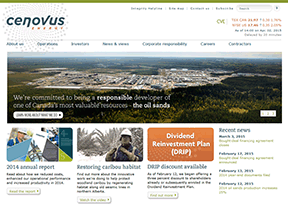 Cenovus能源公司 官方网址 加拿大商业网站大全