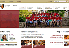 牛津大学圣约翰学院 官方网址 英国教育网站大全