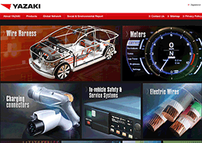 日本矢崎公司 官方网址 日本商业网站大全