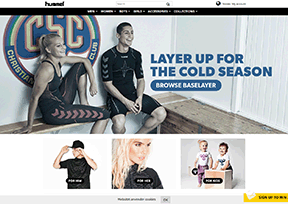 Hummel 官方网址 丹麦商业网站大全