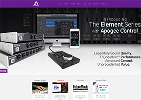 Apogee电子公司 官方网址 美国商业网站大全