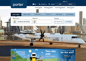 波特航空 官方网址 加拿大交通网站大全