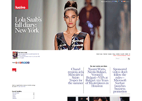 Lucire 官方网址 新西兰时尚网站大全