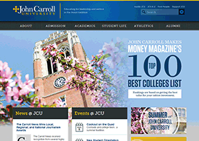 约翰卡罗尔大学 官方网址 美国教育网站大全