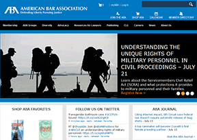 美国律师协会 官方网址 美国组织网站大全