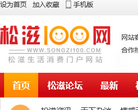 松滋100网 官网地址 songzi100.com 餐饮美食类网站排行榜