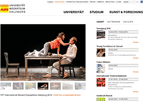 萨尔茨堡莫扎特大学 官方网址 奥地利教育网站大全
