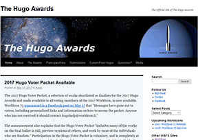 雨果奖 官方网址 美国文化网站大全