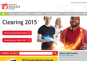 英国南安普顿索伦特大学 官方网址 英国教育网站大全