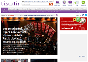 tiscali：门户网 官方网址 意大利门户网站大全