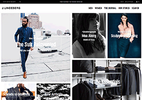 J.Lindeberg 官方网址 瑞典时尚网站大全