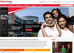 马辛德拉公司 官方网址 印度汽车网站大全