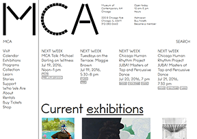 芝加哥现代美术馆 官方网址 美国艺术网站大全
