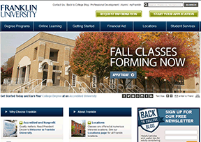美国富兰克林大学 官方网址 美国教育网站大全