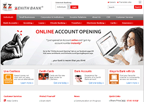 赞尼特银行 官方网址 尼日利亚银行网站大全