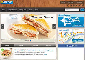 Greggs 官方网址 英国美食网站大全