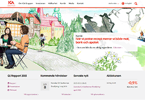 ICA集团 官方网址 瑞典商业网站大全