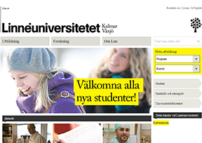 瑞典林奈大学 官方网址 瑞典教育网站大全
