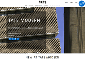 泰特现代美术馆 官方网址 英国艺术网站大全
