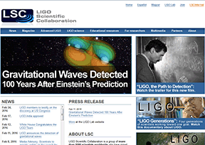 激光干涉引力波天文台_LIGO 官方网址 美国科学网站大全