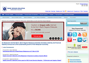 马来西亚国家银行 官方网址 马来西亚银行网站大全
